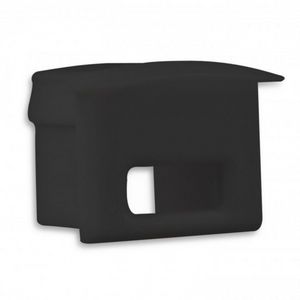 Eindkap E8B voor profiel PL3 zwart