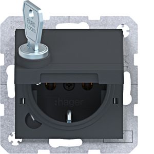 SCHUKO-wandcontactdoos zelfs.+vergr. steekkl. A.x/C.x antrac