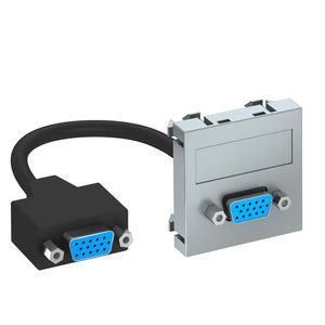 Draagplaat VGA met kabel connector-connector 45x45mm 6104664