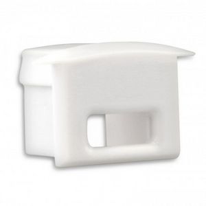 Eindkap E8W voor profiel PL3 wit