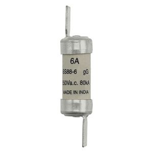 Zekering laagsp. 6A AC 550V BS88/F1 14x59 gL/gG BS VVE=20