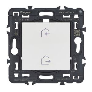 RF bediening batterijloos vertrek/aankomst wit Valena NWN