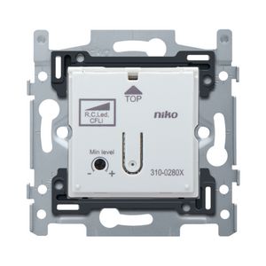 Sokkel inbouw drukknopdimmer 2 - 100 W 3-draads