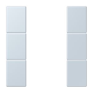 Tastafdekking F50 3-voudig compleet LC32023 KNX