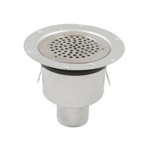 Domestic vloerput diameter 155mm RVS OU. 75mm met vergrendeling