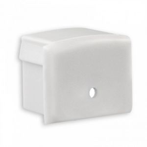 Eindkap E81W voor profiel PL4 met kabelgoot wit