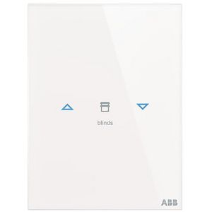 Glasstouch sensor KNX Tacteo 2 voudig horizontaal