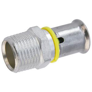 Puntstuk recht pers TIGRIS Gas M1 16x1/2"bu.dr.