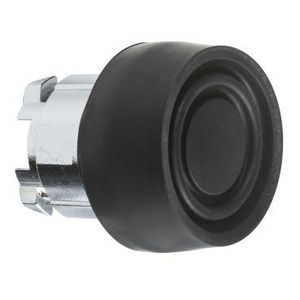 Drukknop Ø22mm met kapje Zwart