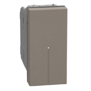 Light Now axiale kruisschakelaar 10AX - 1 module - stone