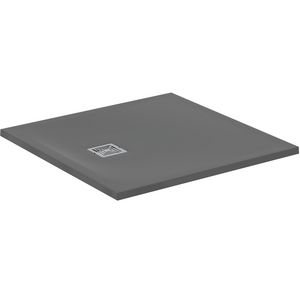 Douchebak Vierkant 900x900x30mm Betongrijs Ultra Flat S +