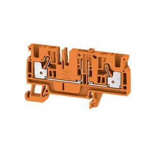 Scheidingsklem terminal oranje 4mm2 20 A 500 Vr VVE=50