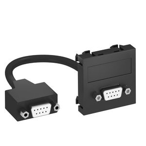 Draagplaat D-Sub9 kabel connector-connector 45x45mm 6104685