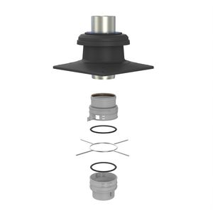 Schoorsteenkap Flexline kit PP 100