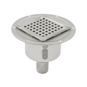 Vloerp RVS 304 Domestic tbv tegelvl 145x145mm OU. 50mm