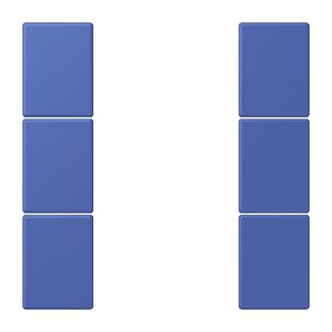 Tastafdekking F50 3-voudig compleet LC32020 KNX