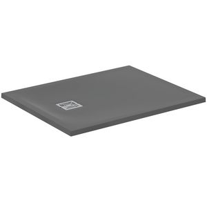 Douchebak rechthoek 1000x800x30mm Betongrijs Ultra Flat S +