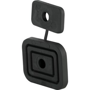 Geluidsisolatieset 50x40 rubber/zwart