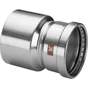 Insteekverloopsok TEMPONOX persaansluiting RVS spie-eind x persaansluiting 76,1x42mm 1715.1XL