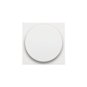 Afwerkingsset draaiknopdimmer/extensie incl.draaiknop whitec