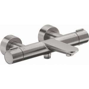 Wave badthermostaat hoh 150mm rvs geborsteld incl. S-koppelingen