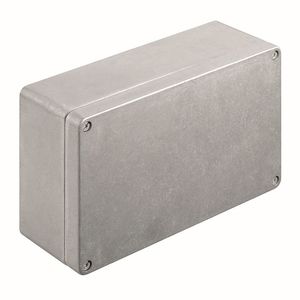 Schakelkast leeg aluminium 260x160x91mm onbehandeld