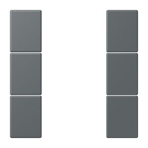 Tastafdekking F50 3-voudig compleet LC32010 KNX