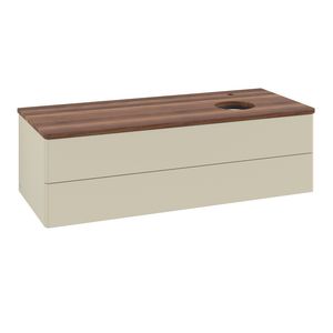 Wastafelonderkast Antao 1200x360x500mm S.Grey Matt Lacquer K23052HJ