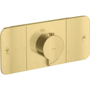 Thermostaatmodule 2 douchefuncties AXOR One Brushed Brass