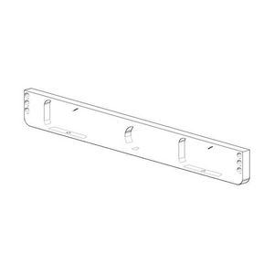 Houder voor badgreep 300x35x10mm chr
