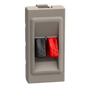 Light Now enkelvoudige luidsprekeraansluiting - 1 module - s