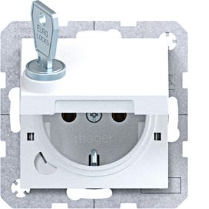 SCHUKO-wandcontactdoos zelfs.+vergr. steekkl. A.x/C.x lichtw