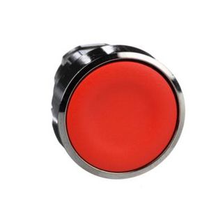 Drukknop Terugvering Ø22mm Ongemarkeerd Rood chroom