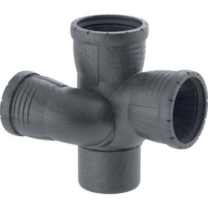 Silent-Pro PP-MX schacht T-stuk 87,5° rechts 110x75x110x110mm