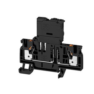 Zekeringsklem PUSH IN zw. 4mm2 6.3 A 150 V 2434380000 VVE=50