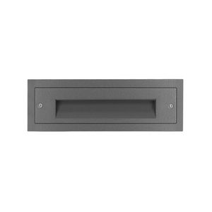 LED-Wandinbouwarmatuur 3000K 6W statisch asymm. gemiddelde O
