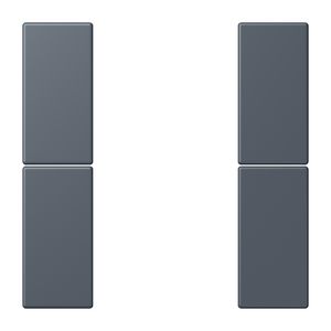 Tastafdekking F50 2-voudig compleet LC4320U KNX