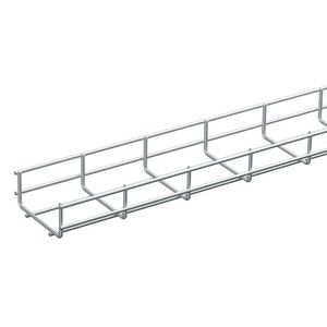 Lengte a 2,5m. Draadgoot 120/60 rvs 304L