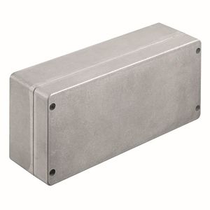 Schakelkast leeg aluminium 350x160x100mm onbehandeld
