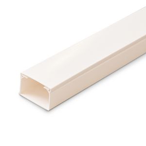 Lengte a 2m. kabelkanaal halogeenvrij 60x40mm wit met folie