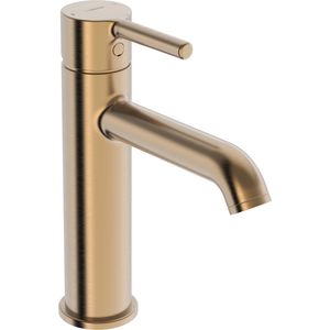 Style, Wastafelkraan, Eengreeps, brass, BrushedBronze, 133