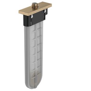Afbouwdeel sBox Square randmontage 28010140 brushed bronze