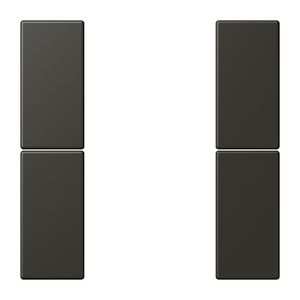 Tastafdekking F50 2-voudig compleet LC4320R KNX
