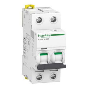 Installatieautomaat 2-polig In= 16A C-karakteristiek iC60N