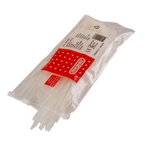 Zak a 100st. trekbandjes 200X4,5mm transparant