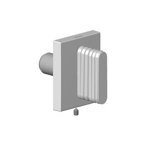 Greep v. wastafel Cold ovaal golf 60x47,5x40mm chr
