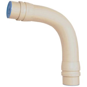 PVC bocht 90° 160mm PN10 2LB3 creme