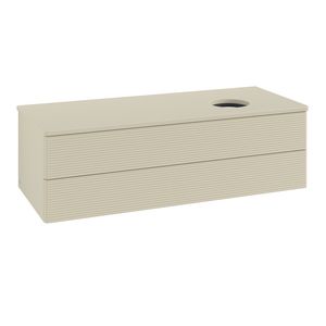 Wastafelonderkast Antao 1200x360x500mm S.Grey Matt Lacquer K23110HJ