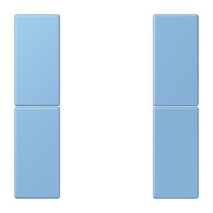 Tastafdekking F50 2-voudig compleet LC4320N KNX