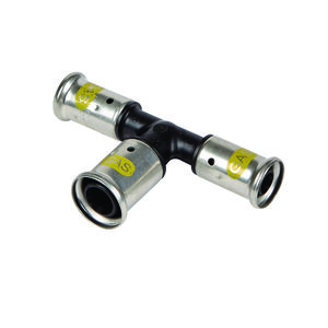 T-koppeling verlopend persaansluiting GAS 12PKG 20x26x20mm kunststof